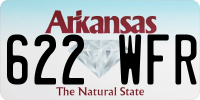 AR license plate 622WFR