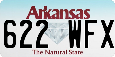 AR license plate 622WFX