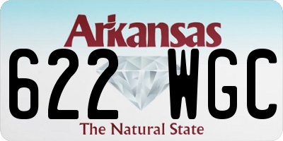 AR license plate 622WGC