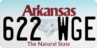 AR license plate 622WGE
