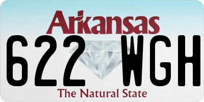 AR license plate 622WGH
