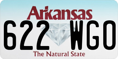 AR license plate 622WGO