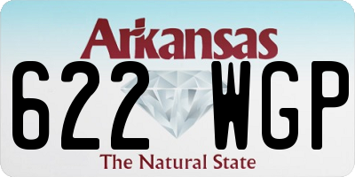 AR license plate 622WGP