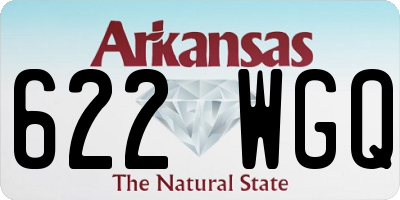AR license plate 622WGQ