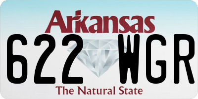 AR license plate 622WGR