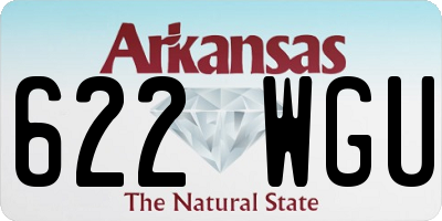 AR license plate 622WGU