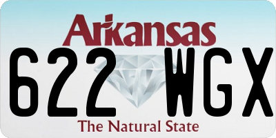 AR license plate 622WGX