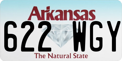 AR license plate 622WGY