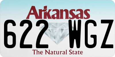 AR license plate 622WGZ