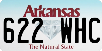 AR license plate 622WHC