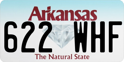AR license plate 622WHF