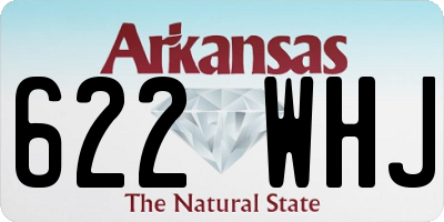 AR license plate 622WHJ