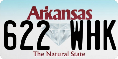 AR license plate 622WHK