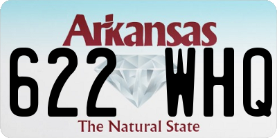 AR license plate 622WHQ
