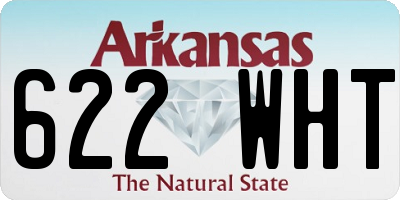 AR license plate 622WHT