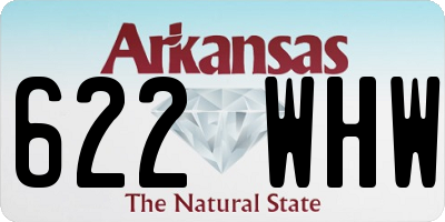 AR license plate 622WHW