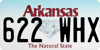 AR license plate 622WHX