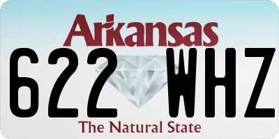 AR license plate 622WHZ