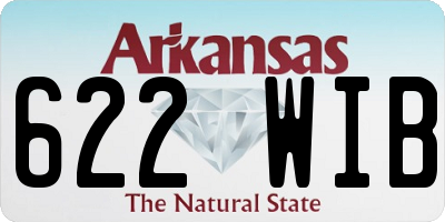 AR license plate 622WIB