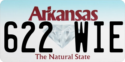 AR license plate 622WIE