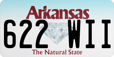 AR license plate 622WII