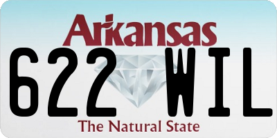 AR license plate 622WIL