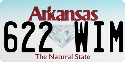 AR license plate 622WIM