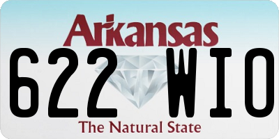 AR license plate 622WIO