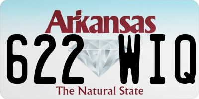AR license plate 622WIQ