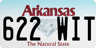 AR license plate 622WIT