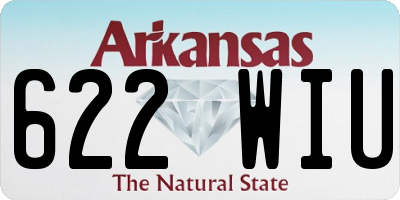 AR license plate 622WIU