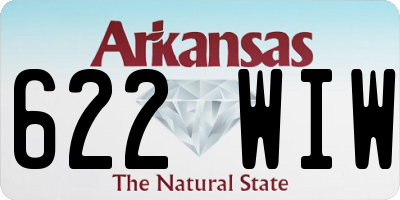 AR license plate 622WIW