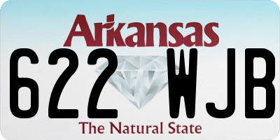 AR license plate 622WJB