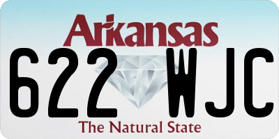 AR license plate 622WJC