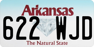 AR license plate 622WJD