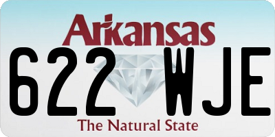 AR license plate 622WJE