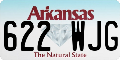 AR license plate 622WJG