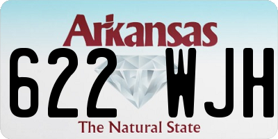 AR license plate 622WJH