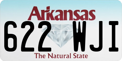 AR license plate 622WJI