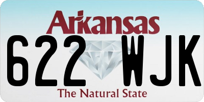 AR license plate 622WJK