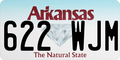 AR license plate 622WJM