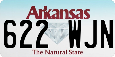 AR license plate 622WJN