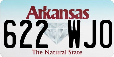 AR license plate 622WJO