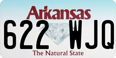 AR license plate 622WJQ