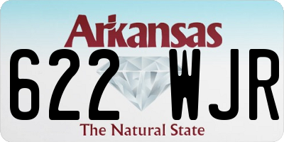 AR license plate 622WJR