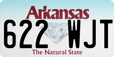 AR license plate 622WJT