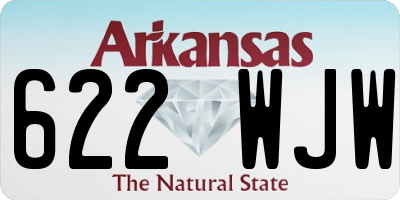 AR license plate 622WJW