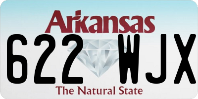 AR license plate 622WJX