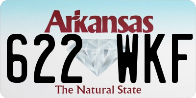 AR license plate 622WKF
