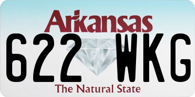 AR license plate 622WKG